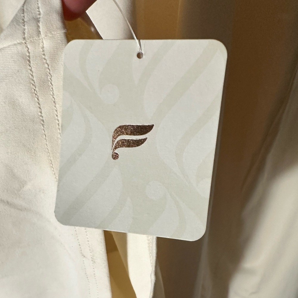 Fabletics Cream Backless Dress - Picture 3 of 5